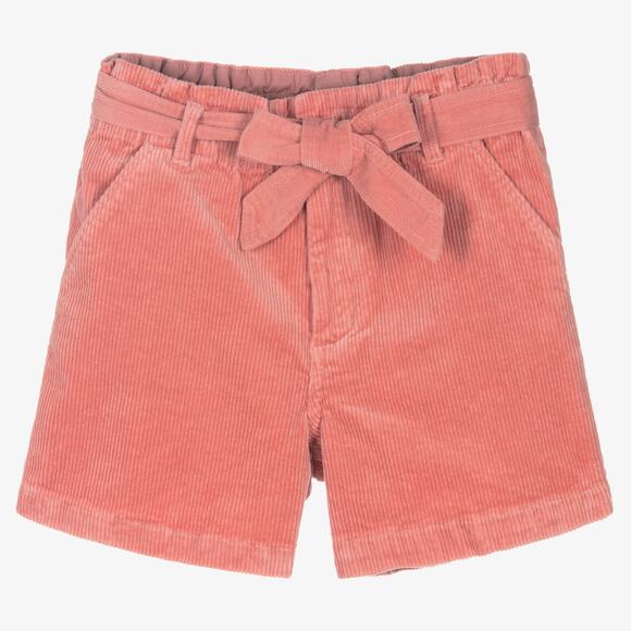 Polo Ralph Lauren Girls 12 Desert Rose Corduroy Shorts w/ Tie Belt Preppy - Picture 4 of 12